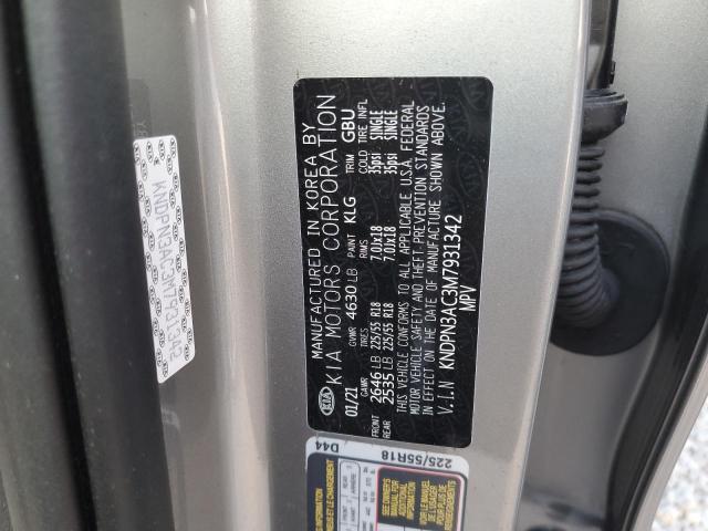Photo 10 from auction – 2021 KIA SPORTAGE E with VIN KNDPN3AC3M7931342