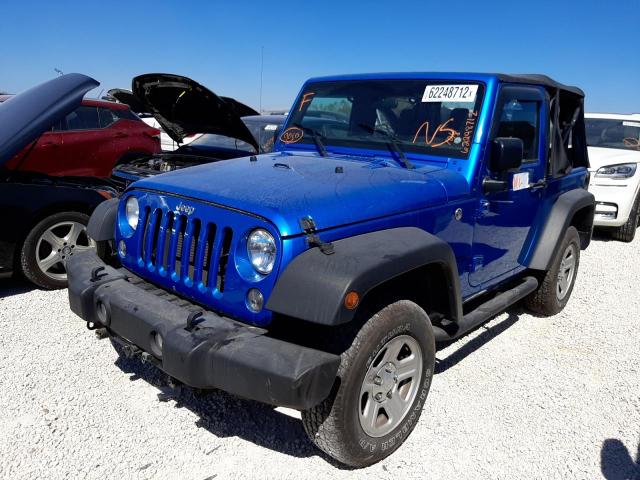 Photo 2 from auction – 2016 JEEP WRANGLER S with VIN 1C4AJWAG6GL308962