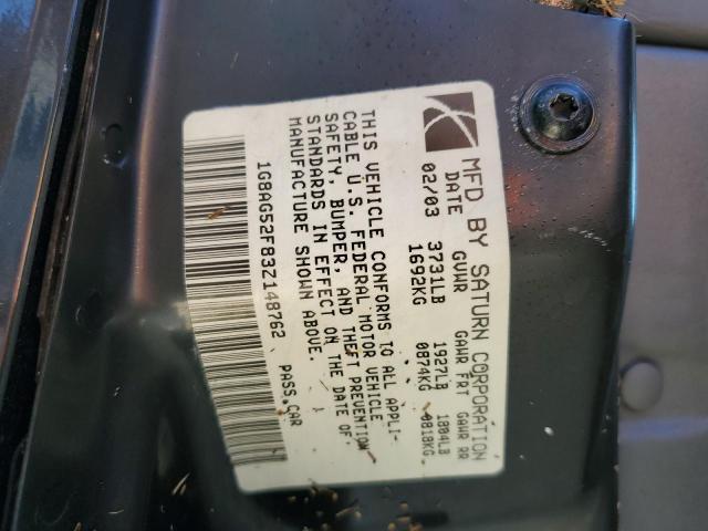Photo 10 from auction – 2003 SATURN ION LEVEL with VIN 1G8AG52F83Z148762