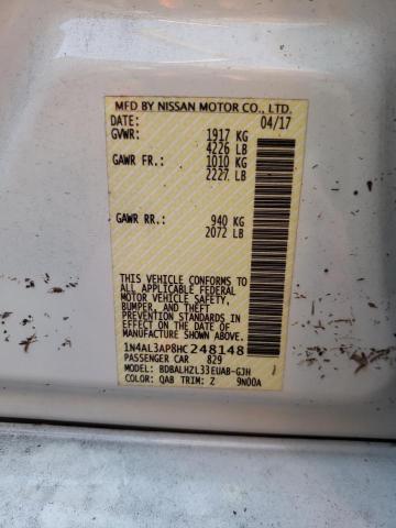 Photo 10 from auction – 2017 NISSAN ALTIMA 2.5 with VIN 1N4AL3AP8HC248148