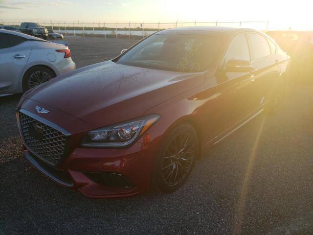 Photo 2 from auction – 2019 GENESIS G80 BASE with VIN KMHGN4JE6KU299728