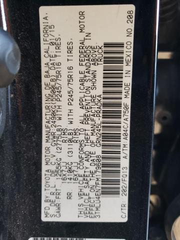 Photo 10 from auction – 2015 TOYOTA TACOMA DOU with VIN 3TMLU4EN7FM179608