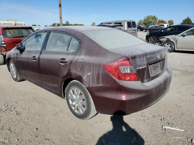 Photo 3 from auction – 2012 HONDA CIVIC LX with VIN 19XFB2F58CE108896