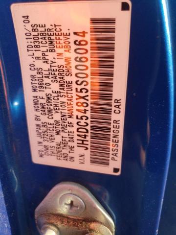 Photo 10 from auction – 2005 ACURA RSX with VIN JH4DC548X5S006064