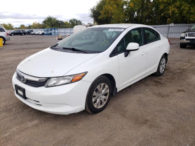 Photo 2 from auction – 2012 HONDA CIVIC LX with VIN 2HGFB2F40CH119257