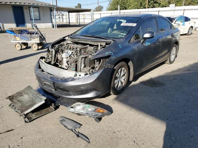 Photo 2 from auction – 2012 HONDA CIVIC LX with VIN JHMFB2F59CS003893