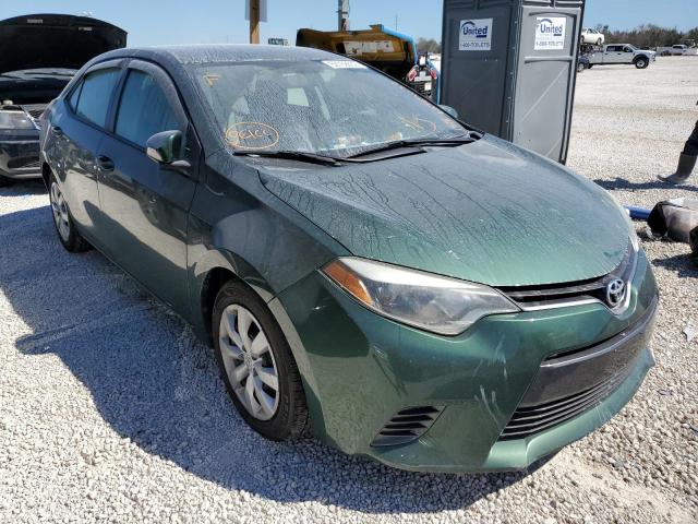 TOYOTA COROLLA L 2015 with VIN 2T1BURHE1FC381163 - Photo from auction