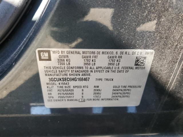صورة رقم 10 من المزاد - 2017 CHEVROLET SILVERADO مع VIN 3GCUKSEC6HG168467