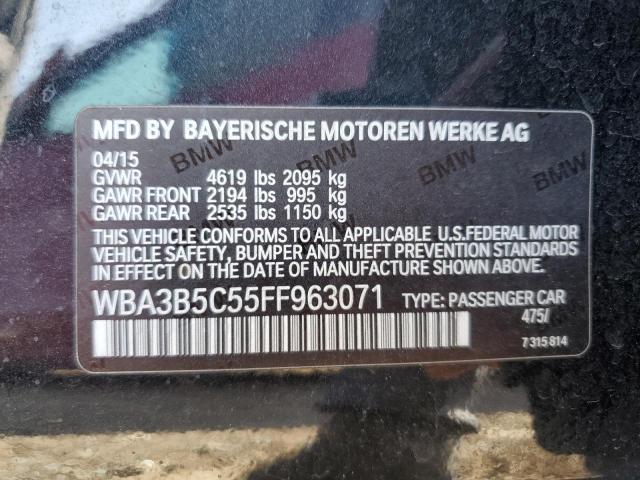 Photo 10 from auction – 2015 BMW 328 XI SUL with VIN WBA3B5C55FF963071