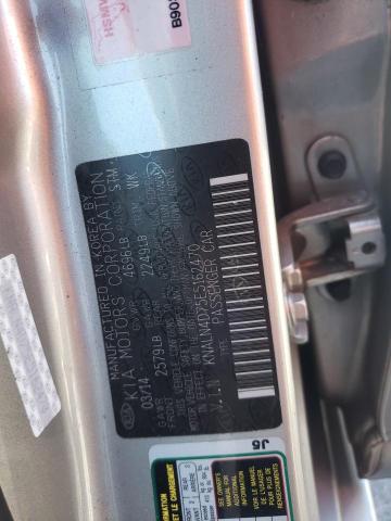 Photo 10 from auction – 2014 KIA CADENZA PR with VIN KNALN4D75E5162470