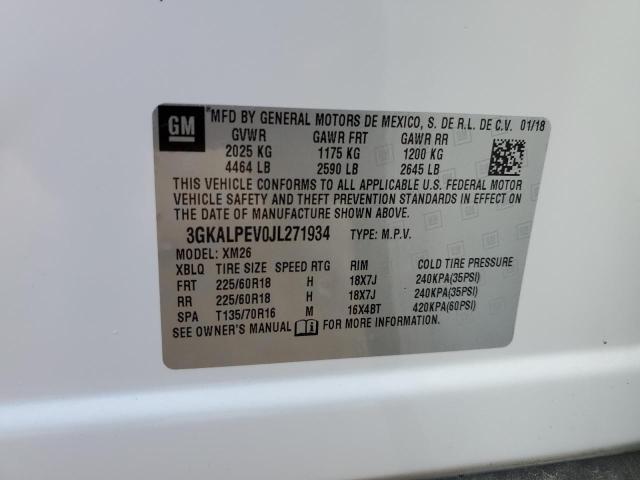 Photo 10 from auction – 2018 GMC TERRAIN SL with VIN 3GKALPEV0JL271934
