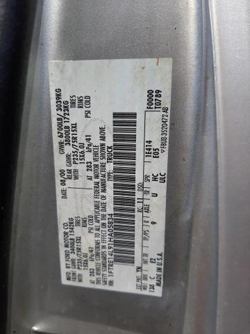 Photo 10 from auction – 2001 FORD ECONOLINE with VIN 1FTRE14L91HA05834