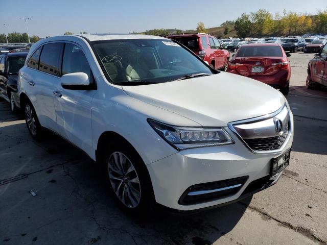 ACURA MDX TECHNO 2016 with VIN 5FRYD4H45GB019823 - Photo from auction