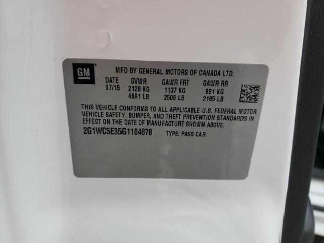 Photo 10 from auction – 2016 CHEVROLET IMPALA LIM with VIN 2G1WC5E35G1104878