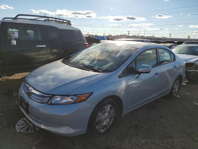 Photo 2 from auction – 2012 HONDA CIVIC HYBR with VIN JHMFB4F33CS001843