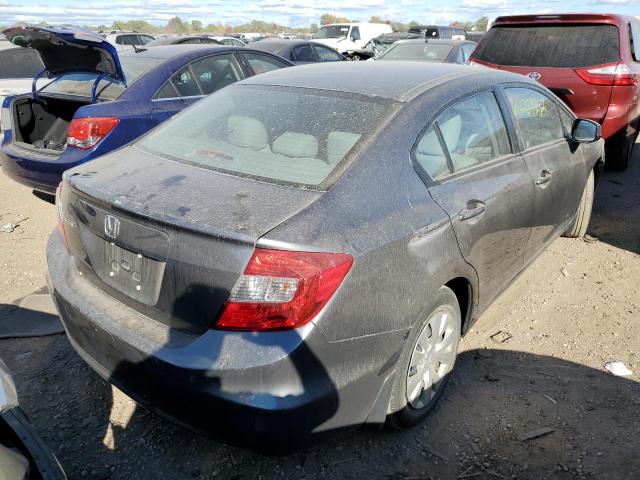 Photo 4 from auction – 2012 HONDA CIVIC LX with VIN 19XFB2F55CE100710