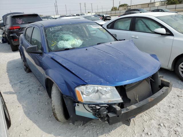 DODGE AVENGER SE 2014 with VIN 1C3CDZAB2EN224598 - Photo from auction