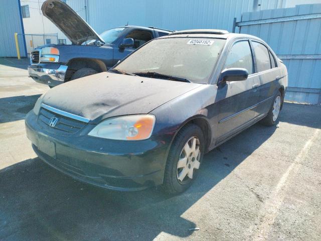 Photo 2 from auction – 2001 HONDA CIVIC EX with VIN 2HGES26751H506387