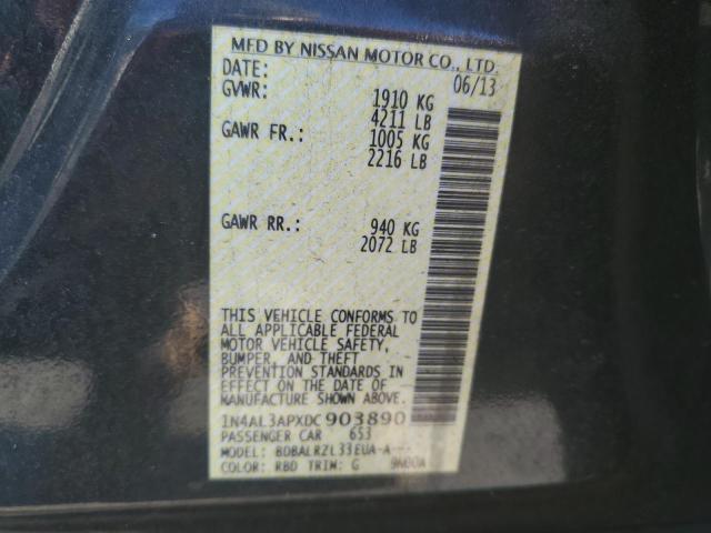 Photo 10 from auction – 2013 NISSAN ALTIMA 2.5 with VIN 1N4AL3APXDC903890