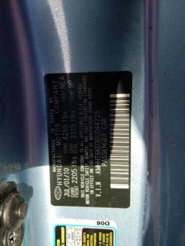 Photo 10 from auction – 2011 HYUNDAI GENESIS CO with VIN KMHHT6KD3BU044725