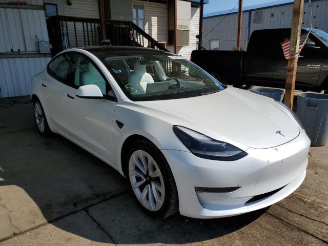 TESLA MODEL 3 2021 with VIN 5YJ3E1EA1MF019332 - Photo from auction