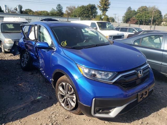 HONDA CR-V EX 2022 with VIN 7FARW2H58NE019104 - Photo from auction
