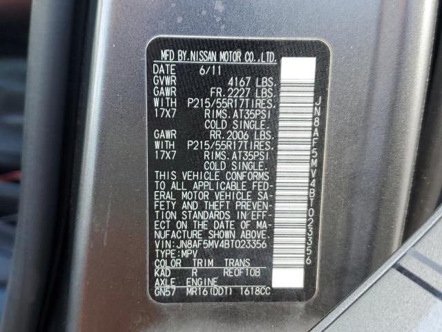 Photo 10 from auction – 2011 NISSAN JUKE S with VIN JN8AF5MV4BT023356