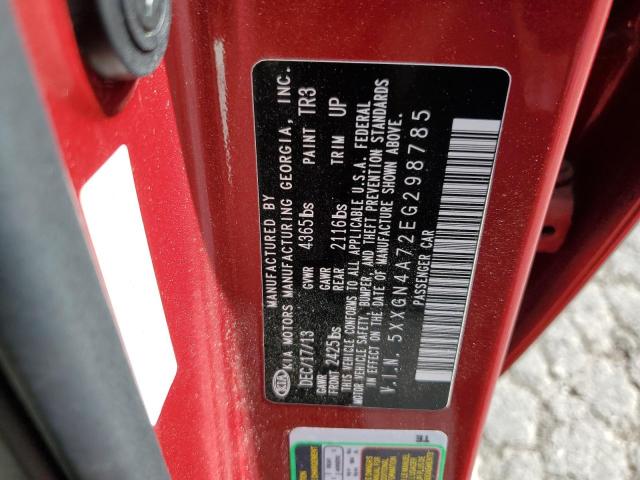 Photo 10 from auction – 2014 KIA OPTIMA EX with VIN 5XXGN4A72EG298785
