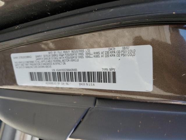 Photo 10 from auction – 2008 SUBARU TRIBECA LI with VIN 4S4WX93D984406495