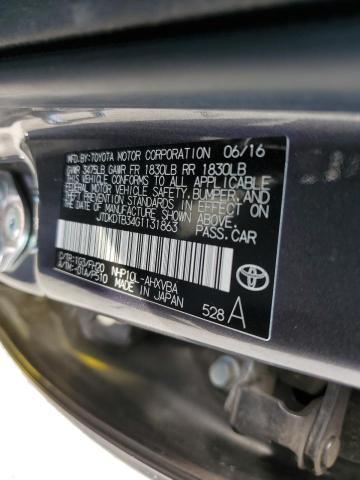 Photo 10 from auction – 2016 TOYOTA PRIUS C with VIN JTDKDTB34G1131863