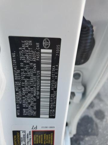Photo 10 from auction – 2016 TOYOTA CAMRY LE with VIN 4T1BF1FK2GU576726