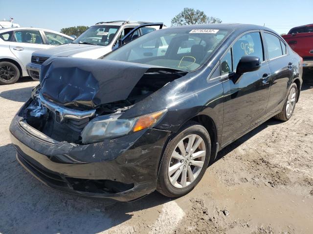 Photo 2 from auction – 2012 HONDA CIVIC EXL with VIN 19XFB2F99CE046718