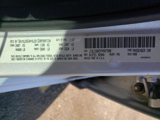 Photo 10 from auction – 2007 CHRYSLER SEBRING TO with VIN 1C3LC56K57N567588