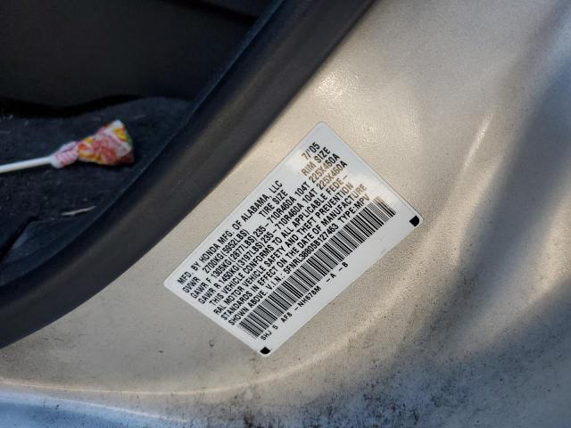 Photo 10 from auction – 2005 HONDA ODYSSEY with VIN 5FNRL38805B127463