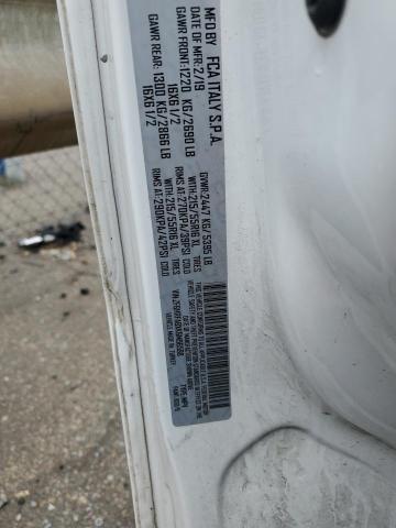 Photo 10 from auction – 2019 RAM PROMASTER with VIN ZFBHRFABXK6M96598