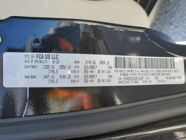 Photo 10 from auction – 2019 DODGE GRAND CARA with VIN 2C4RDGCG3KR519937