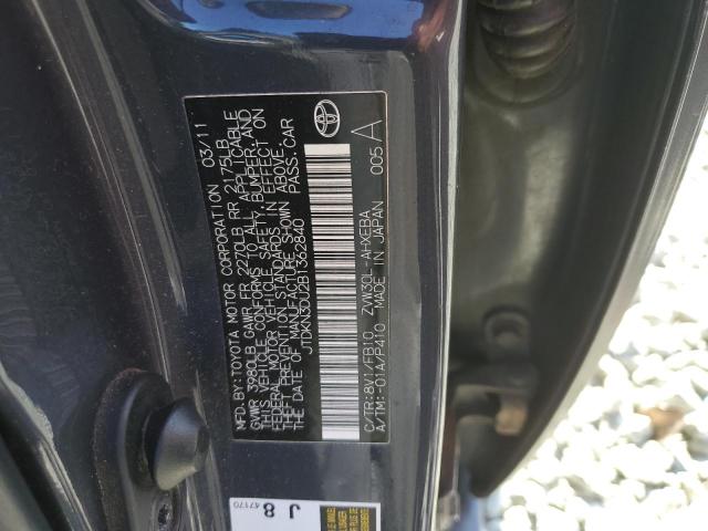 Photo 10 from auction – 2011 TOYOTA PRIUS with VIN JTDKN3DU2B1362840