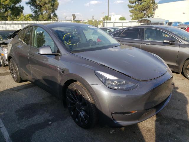 TESLA MODEL Y 2022 with VIN 7SAYGDEF7NF398578 - Photo from auction
