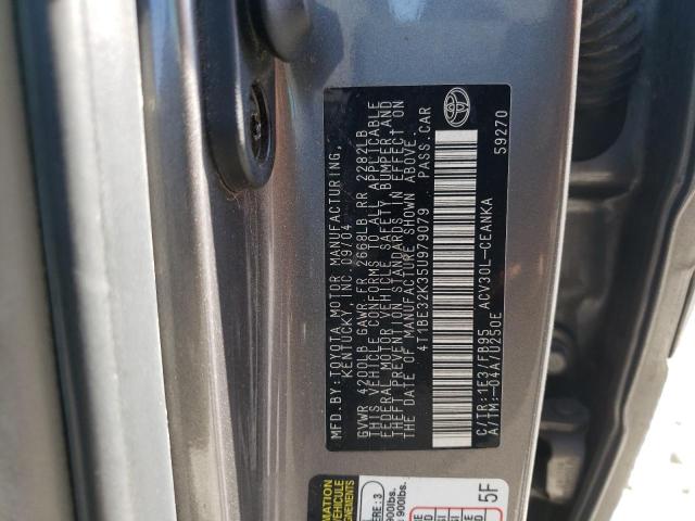 Photo 10 from auction – 2005 TOYOTA CAMRY LE with VIN 4T1BE32K35U979079