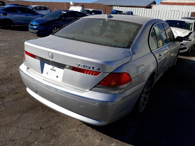 Photo 4 from auction – 2004 BMW 745 LI with VIN WBAGN63514DS53415