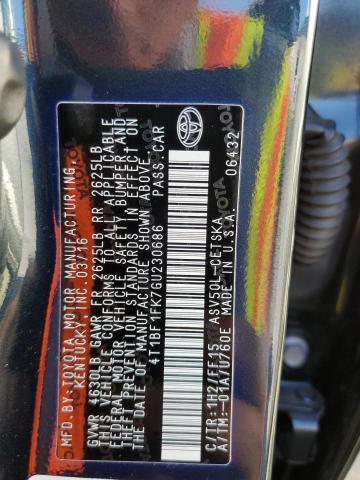 Photo 10 from auction – 2016 TOYOTA CAMRY LE with VIN 4T1BF1FK7GU230686