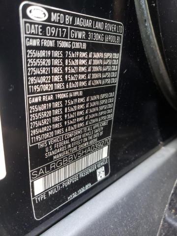 Photo 10 from auction – 2017 LAND ROVER DISCOVERY with VIN SALRGBBV5HA039270