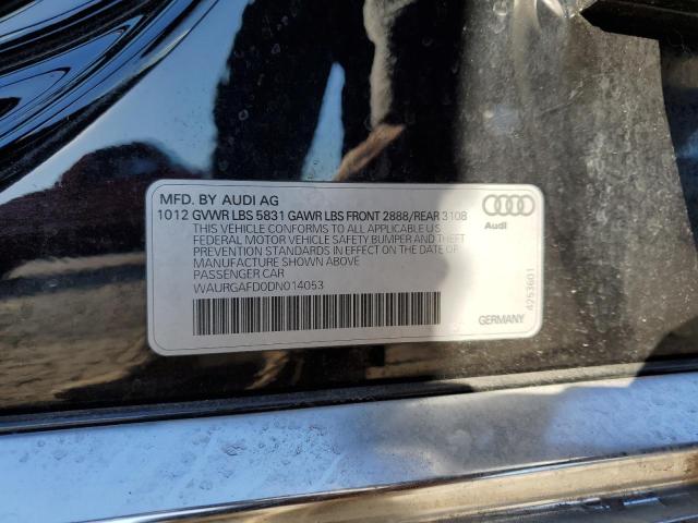 Zdjęcie 10 z aukcji – 2013 AUDI A8 L QUATT z VIN WAURGAFD0DN014053