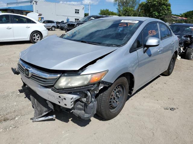 Photo 2 from auction – 2012 HONDA CIVIC LX with VIN 2HGFB2F57CH599287