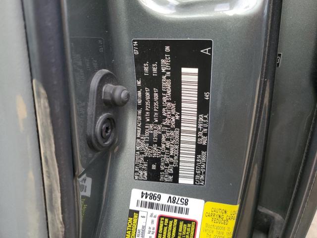 Photo 10 from auction – 2014 TOYOTA SIENNA XLE with VIN 5TDYK3DC8ES508983