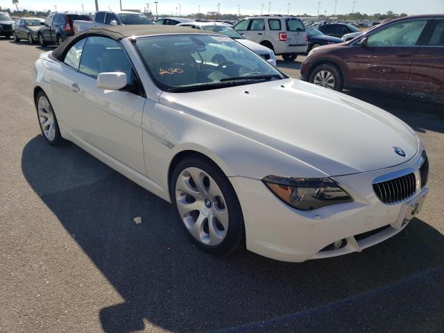 BMW 650 I 2007 with VIN WBAEK13597CN81856 - Photo from auction