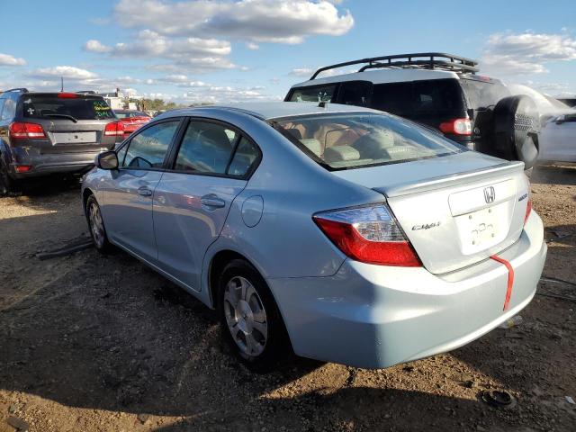 Photo 3 from auction – 2012 HONDA CIVIC HYBR with VIN JHMFB4F33CS001843
