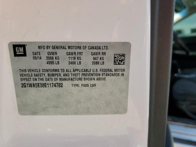 Photo 10 from auction – 2014 CHEVROLET IMPALA with VIN 2G1WA5E38E1174782