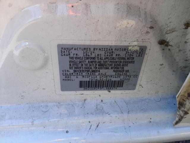 Photo 10 from auction – 2015 NISSAN VERSA NOTE with VIN 3N1CE2CP3FL388374