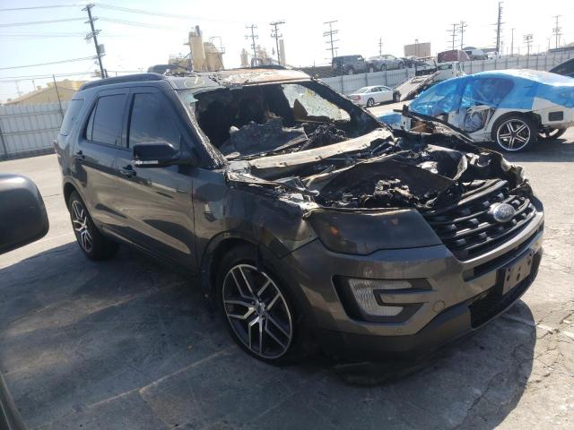 FORD EXPLORER S 2017 with VIN 1FM5K8GT9HGB40156 - Photo from auction